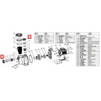 Гайка соединительной муфты насоса Aquaviva SWPA/SWPB Гайка соединительной муфты насоса Aquaviva SWPA/SWPB