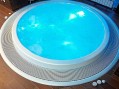 Бассейн СПА переливного типа 3х3х0,9м. (чаша)