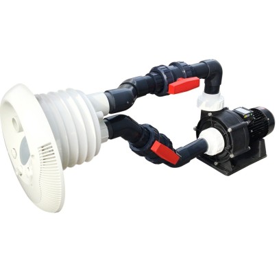  Противоток AquaViva WTB400T Kit (380V, LED, 80m3, 4kW, 5,5HP) вал AISI 316 