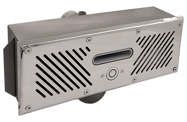 Узкий противоток c одним соплом с пьезокнопкой из нержавеющей стали (Закладная, 50 м.куб./ч, универсальный)