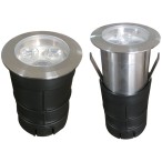  Прожектор в террасу AquaViva LED (3led 3W 12V AC/DC) Белый теплый 