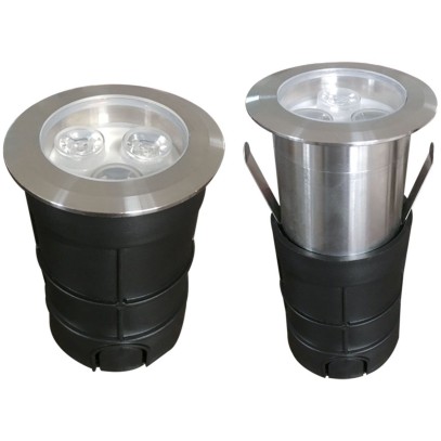  Прожектор в террасу AquaViva LED (3led 3W 12V AC/DC) Белый теплый 