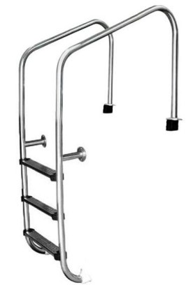 Лестница 3 ступени (ш.б.) Mayer Schwimmbad OVERFLOW AISI 304 OF-315