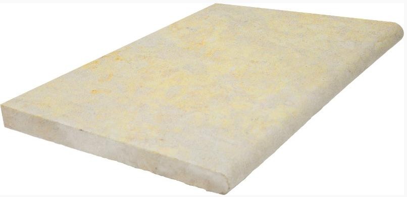 Бордюрный камень натуральный мрамор Marrokao  плоский (Марокко)