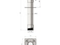 Стеновой проход Aquaviva 1,5'', лайнер, AISI 304