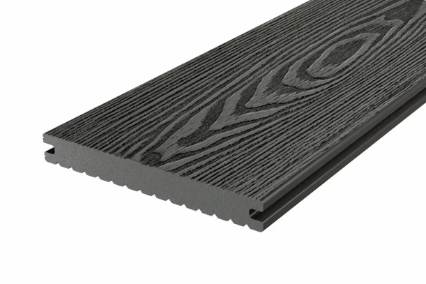 Террасная доска 18х150мм полнотелая из ДПК марки Holzhof Solid