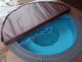 Термокрышка для круглого СПА бассейна или купели Ф2100х50мм.