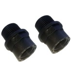  Переходная муфта для обратного клапана  3/8-1/2 - 2шт 