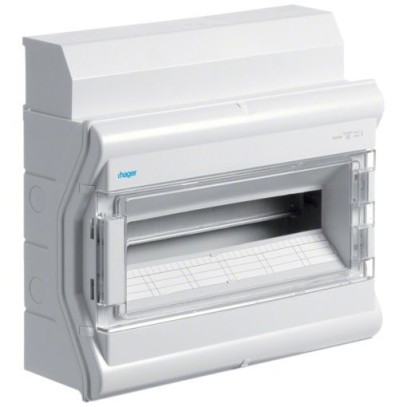 Распределительный щит Hager Vector VE118DN (1 ряд, 18 модулей) Распределительный щит Hager Vector VE118DN (1 ряд, 18 модулей)