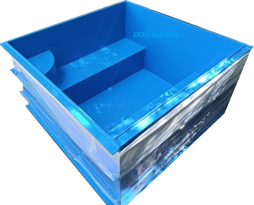 Купель 1,94х1,94х1м СПА из полипропилена (чаша)