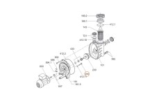 Винт крепления эл.двигателя к фланцу насоса Filterpump Badu MAGIC 8 Speck (2921.691.000)