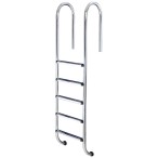 Лестница Flexinox WALL 5 ст AISI-316, для узкого борта