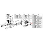 Крыльчатка вентилятора насоса Aquaviva SWPA/SWPB Крыльчатка вентилятора насоса Aquaviva SWPA/SWPB