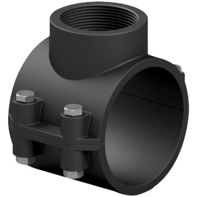 Хомут-врезка седло зажимное ПП Effast SEP010020B, d20x1/2