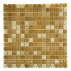 Мозаика стеклянная Aquaviva бежевый микс NO-204N