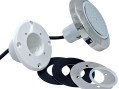  Прожектор светодиодный Aquaviva (LED028-99led) 6W RGB/4M стальная рамка  + закладная 