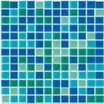 Мозаика стеклянная Aquaviva зеленый микс B2316N