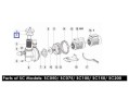 Резиновая прокладка под крышку насоса Aquaviva SC (02021088new/02011077)