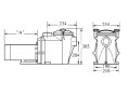 Насос для бассейна Hayward RS3020VSTD RS II (25м³/ч 1.47кВт 220В)