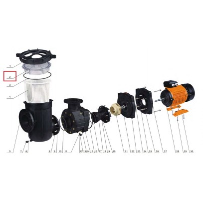  Прозрачная крышка префильтра насоса Aquaviva AVP серии 