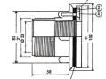 Форсунка пылесосная Hayward 3331LG, лайнер, 2”/50 mm Форсунка пылесосная Hayward 3331LG, лайнер, 2”/50 mm