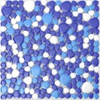 Мозаика стеклянная Aquaviva Antarra Drops Mix ST020 (Marina)