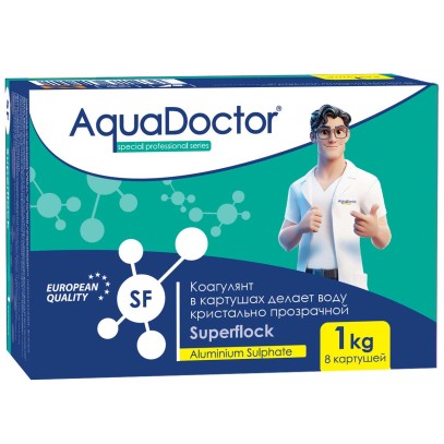 Коагулянт AquaDoctor Superflock в картушах 8 шт Коагулянт AquaDoctor Superflock в картушах 8 шт