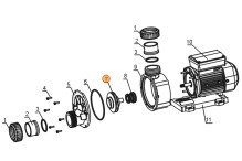 Рабочее колесо насоса TDA200 Mayer Schwimmbad A03050039