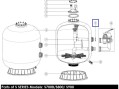 Уплотнительное кольцо 02011127 AquaViva муфты крана MPV04 (бок. S700-S1200)