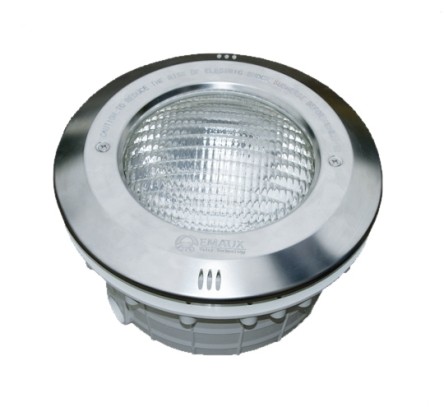 Прожектор пластиковый с рамкой из нерж. стали на Emaux UL-NP300S (Opus)(300 Вт универсальный) Прожектор пластиковый с рамкой из нерж. стали на Emaux UL-NP300S (Opus)(300 Вт универсальный)