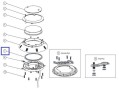 Уплотнительное кольцо AquaViva прожектора LED/UL-P100 2021004