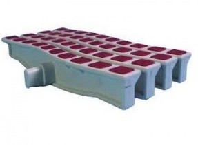 Решетка переливная цветная волна Anti Slip 250 х 26.5 мм красный DE2725W Emaux