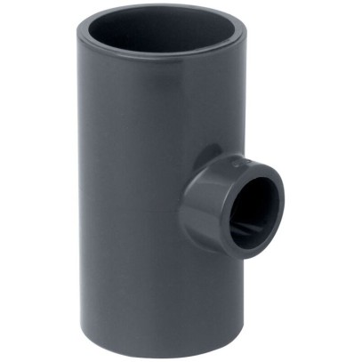 Тройник редукционный ПВХ Aquaviva, d110х75 мм Тройник редукционный ПВХ Aquaviva, d110х75 мм