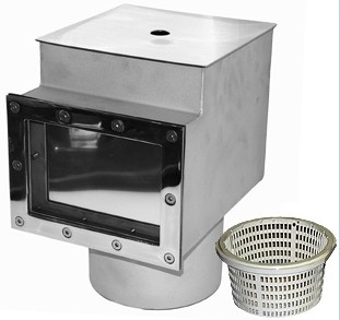 Скиммер из нерж.стал АТ 05.01 V (универс,15 л) Скиммер из нерж.стал АТ 05.01 V (универс,15 л)