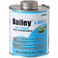 Клей для труб ПВХ Bailey L-6353 473 мл