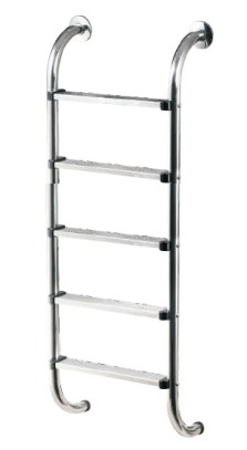 Лестница без поручней 5 ступеней AISI-304 MARKOPOOL BHL