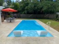 Бассейн  9,95х3,7х1,26-1,7м. Марсель Атолл композитный