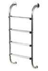 Лестница без поручней 4 ступени AISI-304 MARKOPOOL BHL