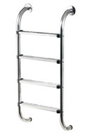 Лестница без поручней 4 ступени AISI-304 MARKOPOOL BHL