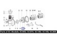 Уплотнительное кольцо к прижимному фланцу корпуса насоса AquaViva SC (02011089)