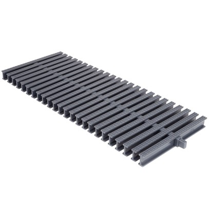 Переливная решетка Aquaviva KTG-20 Classic с центральным соединением, 195x25 мм (серая) Переливная решетка Aquaviva KTG-20 Classic с центральным соединением, 195x25 мм (серая)