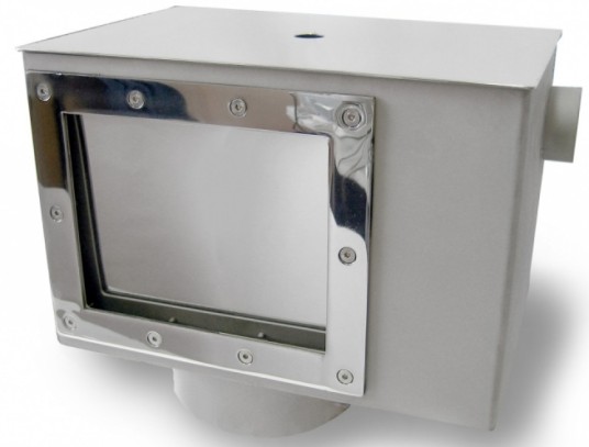 Скиммер из нерж. стали  АТ 05.13 (с автодоливом, универсал)