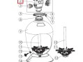 Манометр Aquaviva 100PSI стальной, верхнее