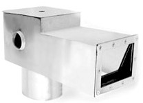 Скиммер из нерж. стали  АТ 05.29 (для композитных бассейнов, универсал) 