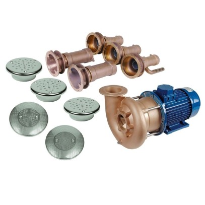  Гидромассаж Fitstar Combi-Whirl 8650020 (220/380 В, 4,0 Квт) компл: насос, 3 форсунки, 2 водозабора 