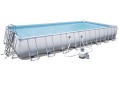 Каркасный бассейн Bestway 56623 (956х488х132 см) с песочным фильтром, лестницей и тентом Каркасный бассейн Bestway 56623 (956х488х132 см) с песочным фильтром, лестницей и тентом