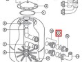 Уплотнительное кольцо Hayward NCX12038 для соединительной муфты клапана