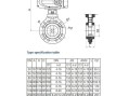 Дисковый поворотный затвор Aquaviva с электроприводом EPDM On-off d110 AC24V