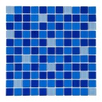 Мозаика стеклянная Aquaviva Jamaika Cristall темная 425001