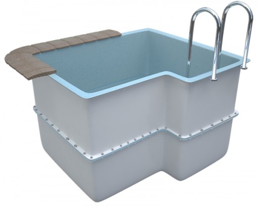 Купель 1,9х1,71х1,3м. Утта разборная, композитная Купель 1,9х1,71х1,3м. Утта разборная, композитная